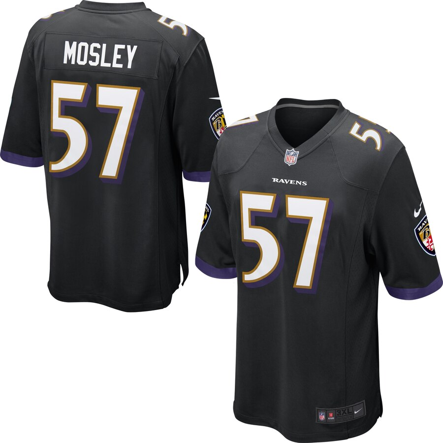 C.j. Mosley Baltimore Ravens Nike Game Jersey - Black