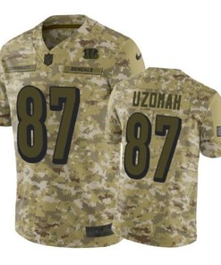 C.j. Uzomah Jersey Nfl Camo Cincinnati Bengals