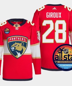 Claude Giroux 28 Florida Panthers 2023 All-Star Game Jersey Red Equipment