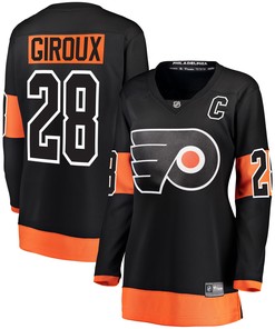 Claude Giroux Philadelphia Flyers Fanatics Branded Womens Alternate Breakaway Player Jersey - Black Nhl