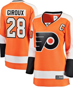 Claude Giroux Philadelphia Flyers Fanatics Branded Womens Home Breakaway Player Jersey Orange Nhl