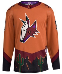 Clayton Keller 9 Arizona Coyotes Reverse Retro 2.0 Jersey - Burnt Orange