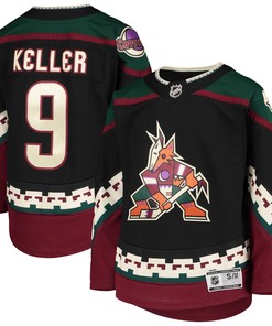 Clayton Keller Arizona Coyotes Home Premier Player Jersey - Black Nhl
