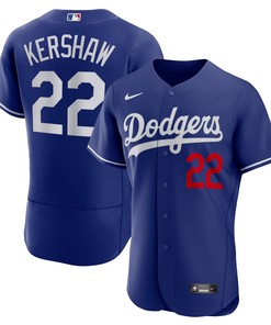 Clayton Kershaw Los Angeles Dodgers Alternate Authentic Player Jersey Royal Mlb