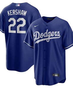 Clayton Kershaw Los Angeles Dodgers Alternate Replica Player Name Jersey - Royal Mlb