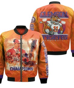 Clemson Tigers 2021 NCAA 2016 2017 CFP National Champions Gift For Clemson Fans Bomber Jacket