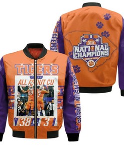 Clemson Tigers 2021 NCAA Tigers Final All About Cu 2016 National Champions Gift For Clemson Fans Bomber Jacket