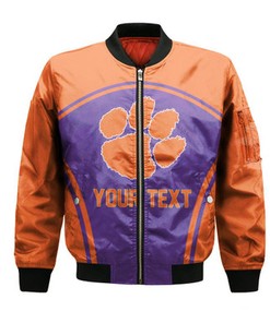 Clemson Tigers Bomber Curve Style Sport- NCAA