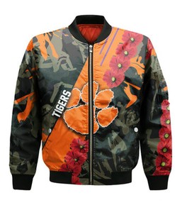 Clemson Tigers Bomber Sport Style Keep Go on- NCAA