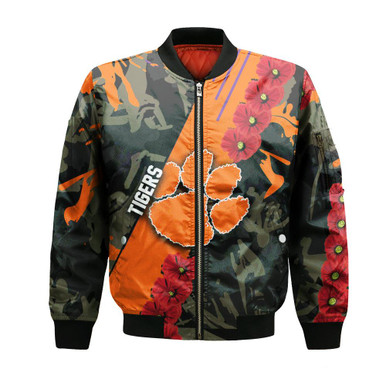 Clemson Tigers Bomber Sport Style Keep Go on- NCAA