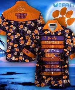 Clemson Tigers Hawaiian Shirt Family Football Home Run Clemson Gift
