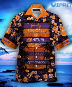 Clemson Tigers Hawaiian Shirt Family Football Home Run Clemson Gift