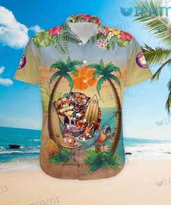 Clemson Tigers Hawaiian Shirt Mascot Custom Name Clemson Gift
