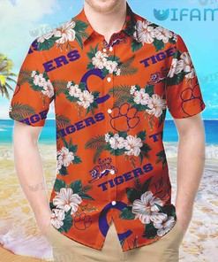 Clemson Tigers Hawaiian Shirt Tropical Clemson Gift