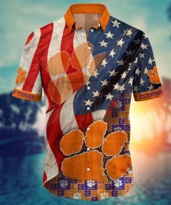 Clemson Tigers NCAA Flower Hawaii Shirt For Fans Ver 10