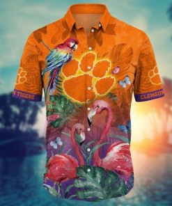 Clemson Tigers NCAA Flower Hawaii Shirt For Fans Ver 12