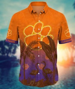 Clemson Tigers NCAA Flower Hawaii Shirt For Fans Ver 13