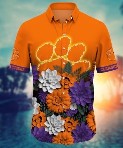 Clemson Tigers NCAA Flower Hawaii Shirt For Fans Ver 15