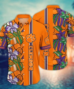 Clemson Tigers NCAA Flower Hawaii Shirt For Fans Ver 17