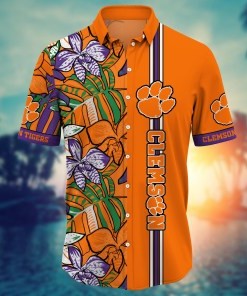Clemson Tigers NCAA Flower Hawaii Shirt For Fans Ver 17