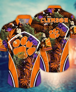 Clemson Tigers NCAA Flower Hawaii Shirt For Fans Ver 18