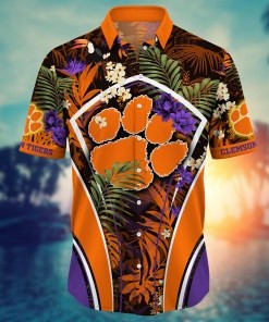 Clemson Tigers NCAA Flower Hawaii Shirt For Fans Ver 18