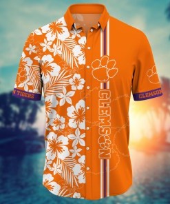 Clemson Tigers NCAA Flower Hawaii Shirt For Fans Ver 19