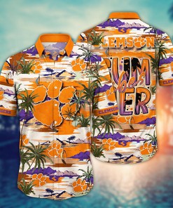 Clemson Tigers NCAA Flower Hawaii Shirt For Fans Ver 23