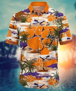 Clemson Tigers NCAA Flower Hawaii Shirt For Fans Ver 23