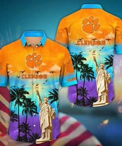 Clemson Tigers NCAA Flower Hawaii Shirt For Fans Ver 25