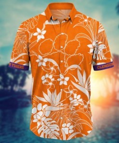 Clemson Tigers NCAA Flower Hawaii Shirt For Fans Ver 29
