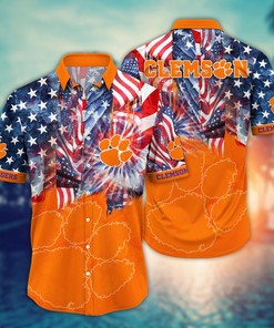 Clemson Tigers NCAA Flower Hawaii Shirt For Fans Ver 30