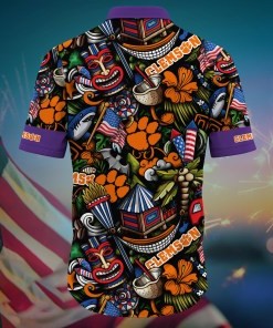 Clemson Tigers NCAA Flower Hawaii Shirt For Fans Ver 4