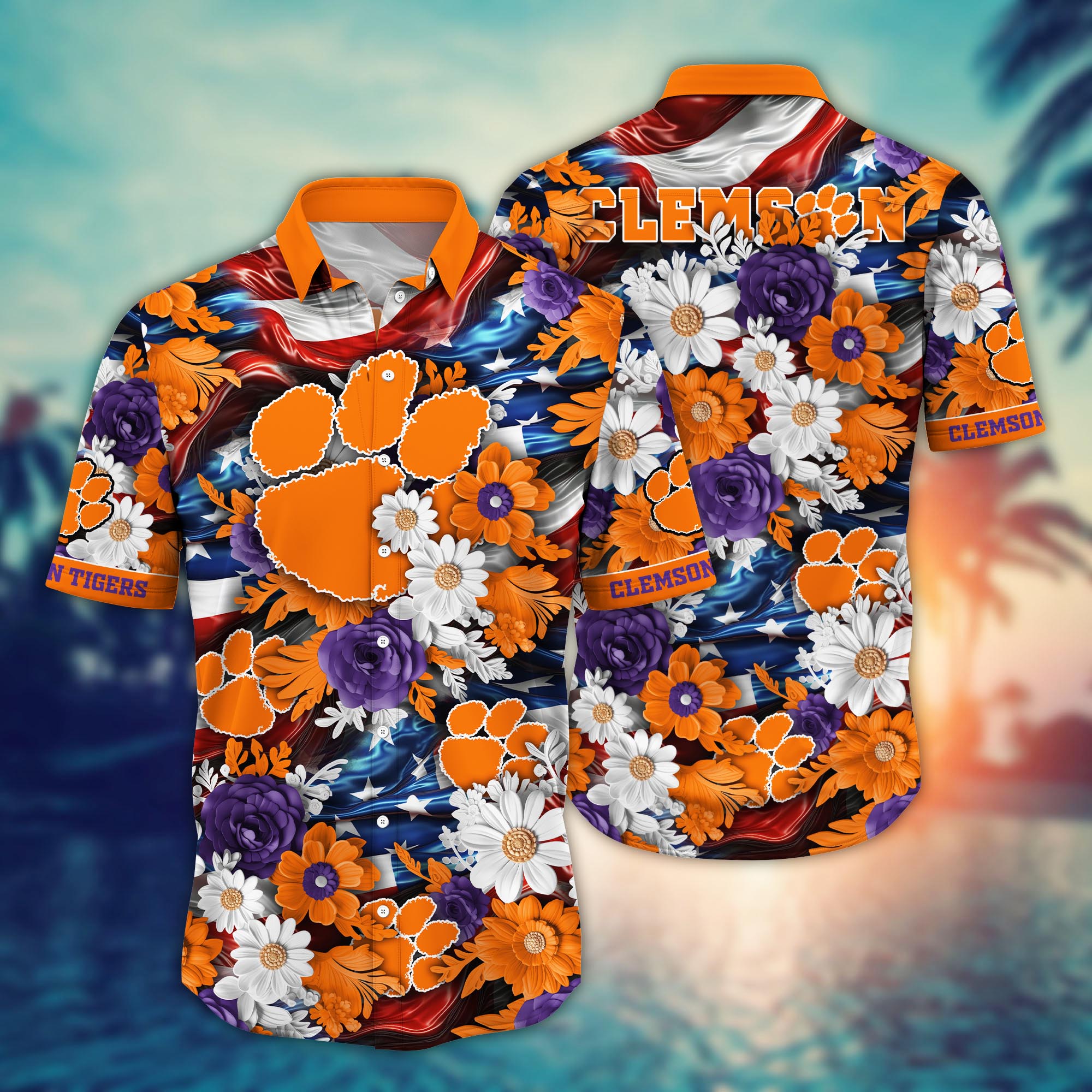 Clemson Tigers NCAA Hawaii Shirt Ver 2