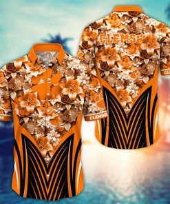Clemson Tigers NCAA Hawaiian Shirt, Aloha Shirt Ver 1