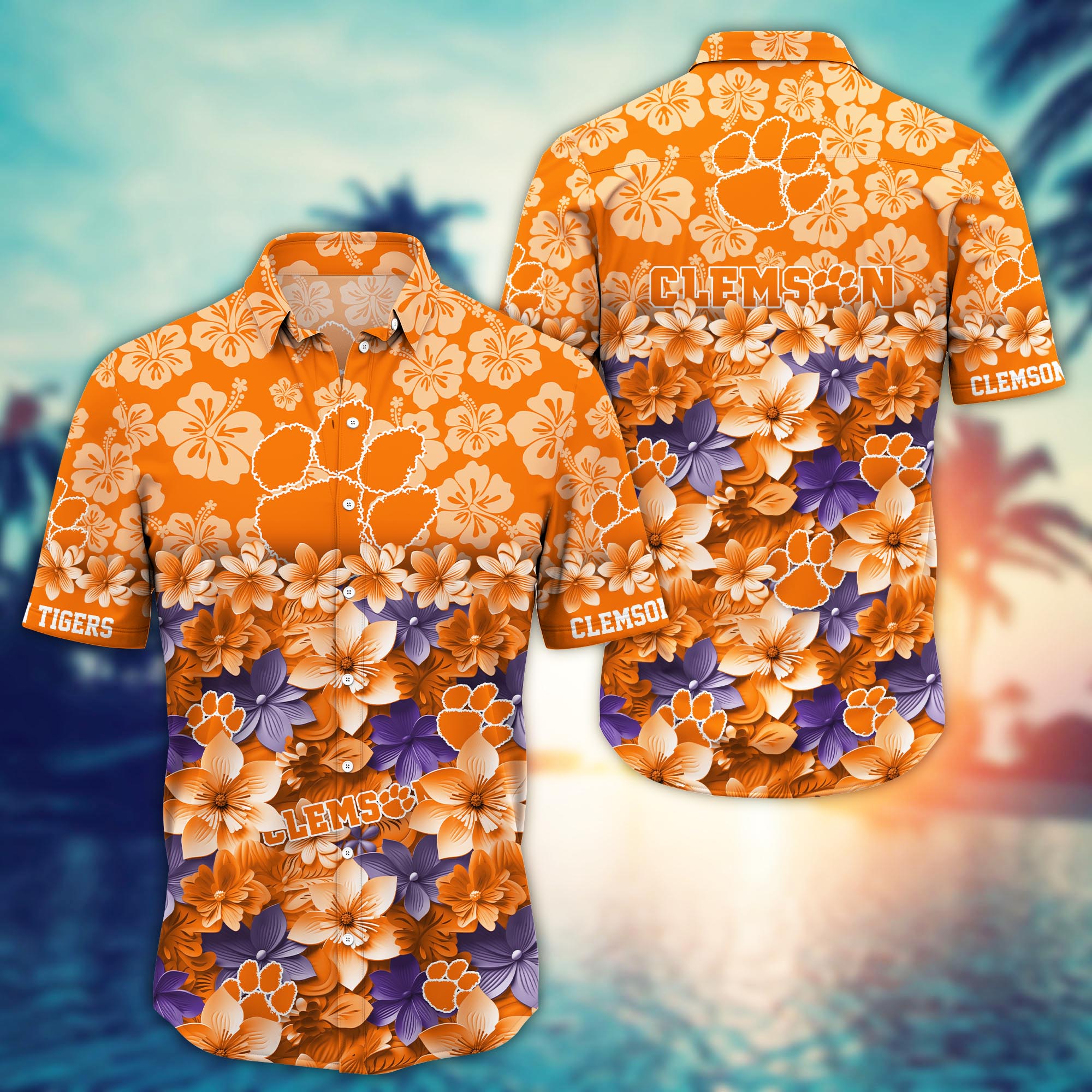 Clemson Tigers NCAA Hawaiian Shirt Gift For Fan