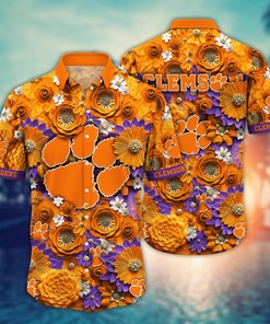 Clemson Tigers NCAA Hawaiian Shirt for This Summer Customize Shirt Any Team
