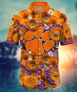 Clemson Tigers NCAA Hawaiian Shirt for This Summer Customize Shirt Any Team