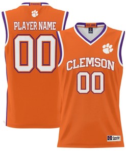 Clemson Tigers NIL Men Basketball Custom Jersey - Orange