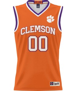 Clemson Tigers NIL Men Basketball Custom Jersey - Orange