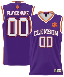 Clemson Tigers NIL Men Basketball Custom Jersey - Purple