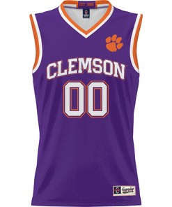 Clemson Tigers NIL Men Basketball Custom Jersey - Purple