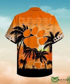 Clemson Tigers Palm Tree Hawaiian Shirt