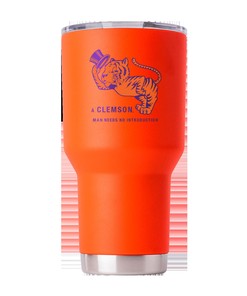 Clemson Vault Collection Orange Tumbler - Clemson Vault Collection Orange Tumbler Gift for Fan