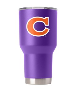 Clemson Vault Collection Purple Tumbler - Clemson Vault Collection Purple Tumbler Gift for Fan