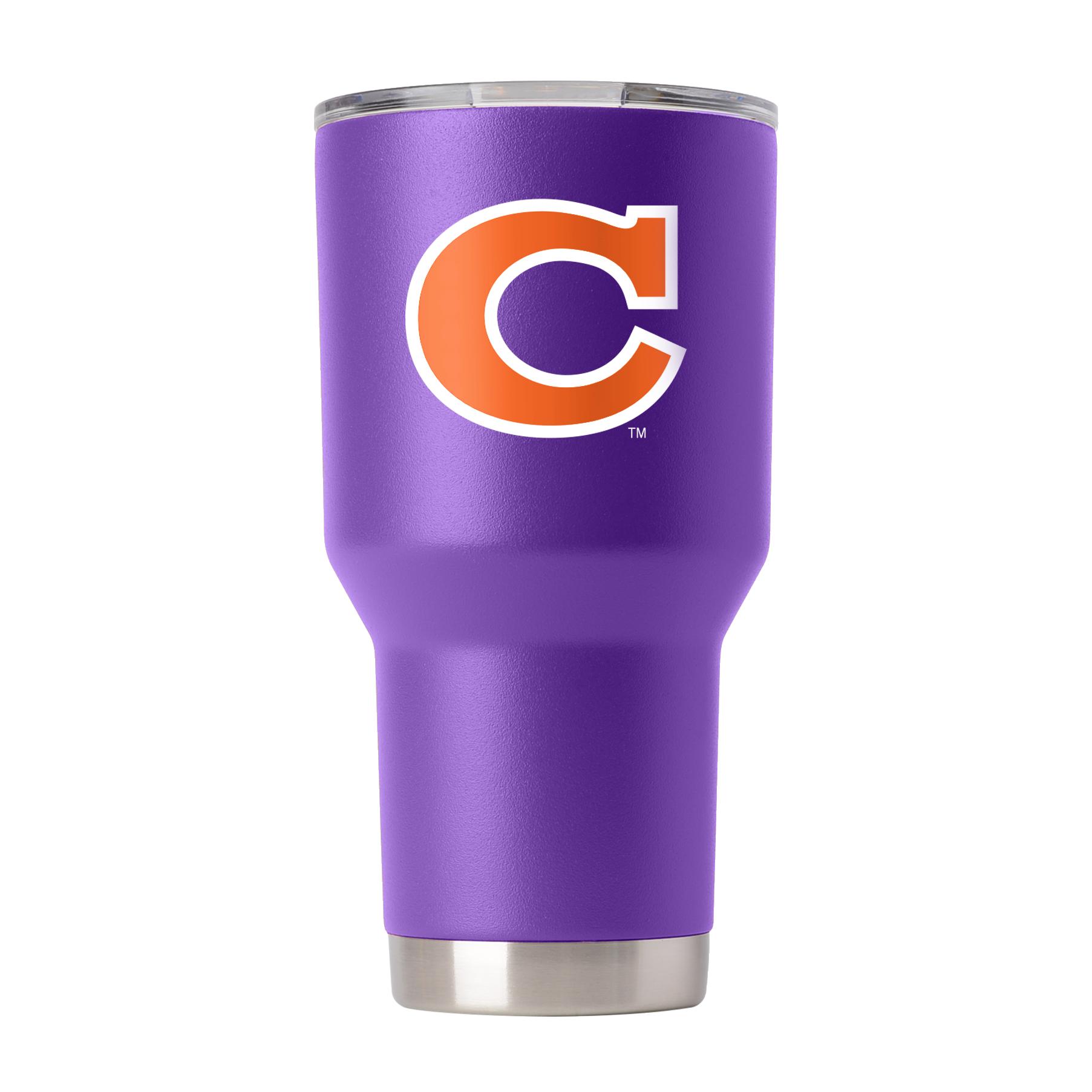 Clemson Vault Collection Purple Tumbler - Clemson Vault Collection Purple Tumbler Gift for Fan