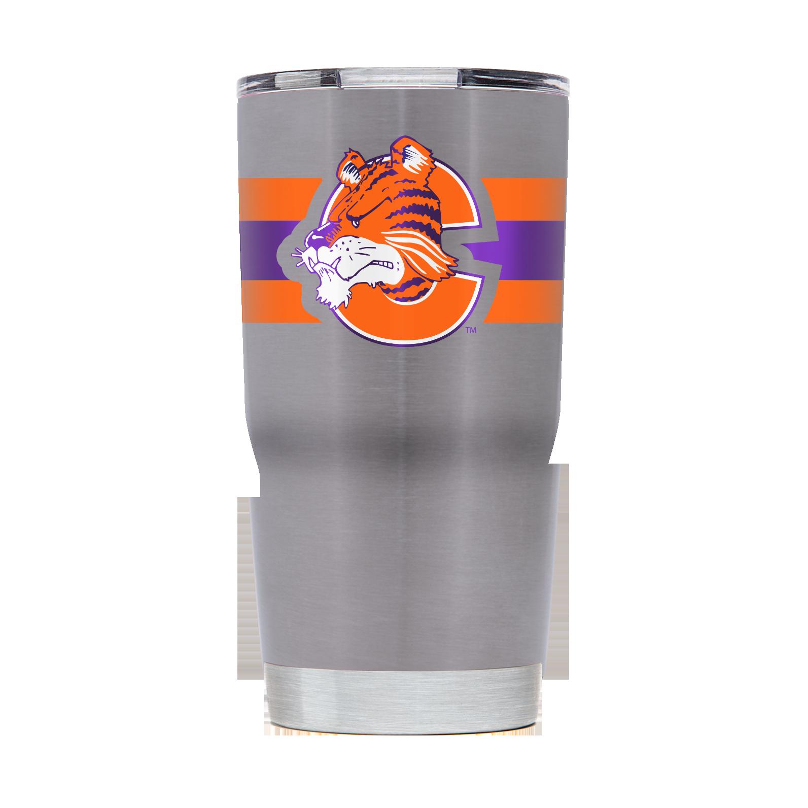 Clemson Vault Collection Stainless Steel Tumbler - Clemson Vault Collection Stainless Steel Tumbler Gift for Fan