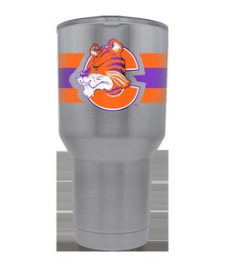 Clemson Vault Collection Stainless Steel Tumbler - Clemson Vault Collection Stainless Steel Tumbler Gift for Fan