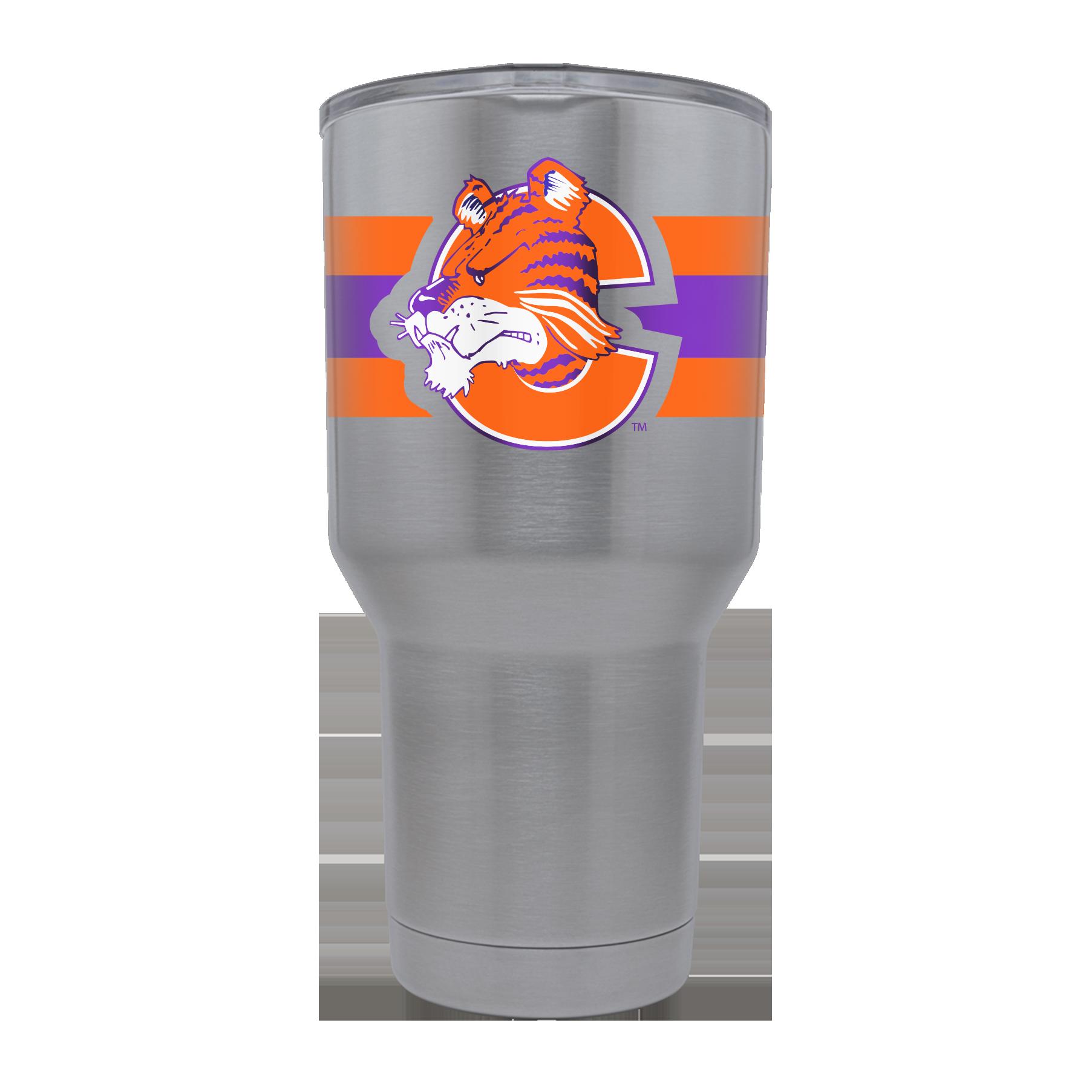 Clemson Vault Collection Stainless Steel Tumbler - Clemson Vault Collection Stainless Steel Tumbler Gift for Fan