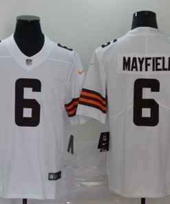 Cleveland Browns Baker Mayfield #6 Nfl 2020 White Jersey